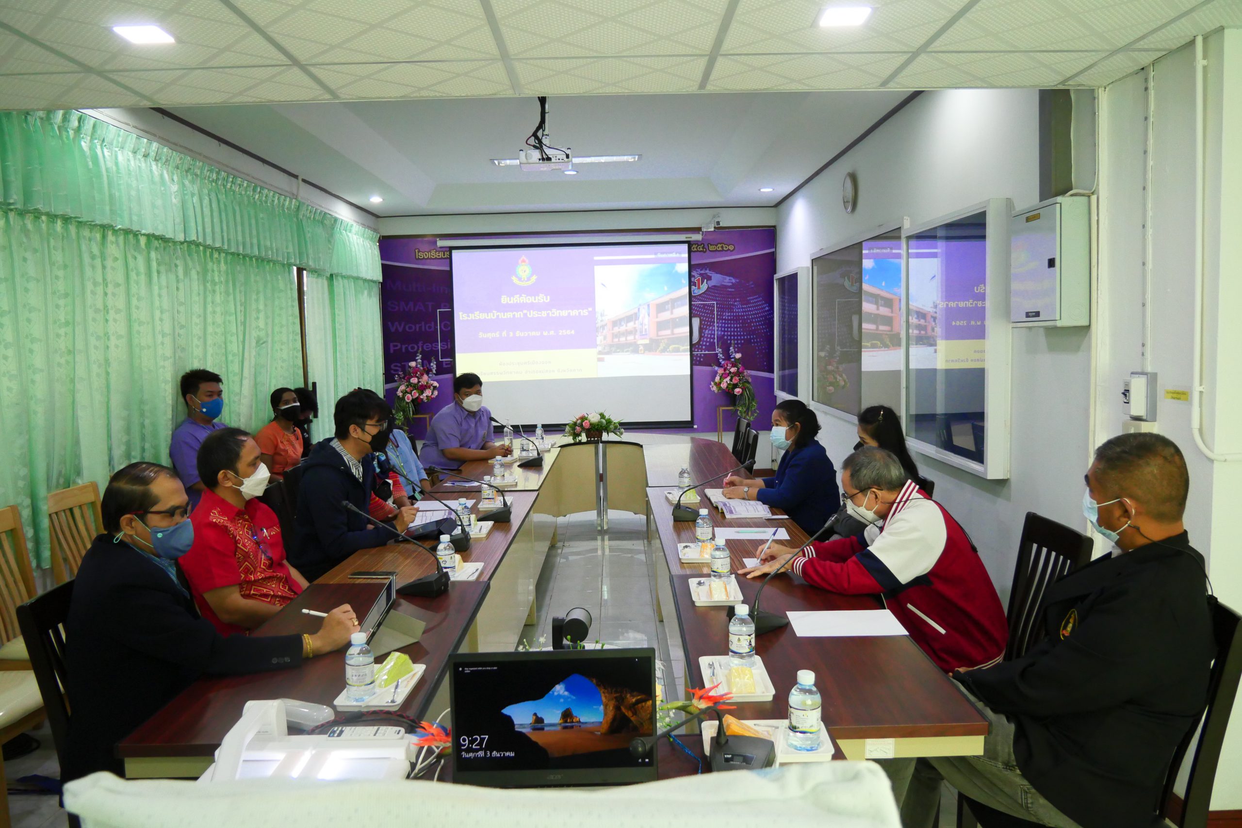 โรงเรียนสรรพวิทยาคม ต้อนรับคณะศึกษาดูงานจากโรงเรียนบ้านตาก “ประชาวิทยาคาร ” ศึกษาดูงานงานวิชาการ หลักสูตรการจัดการเรียนการสอน