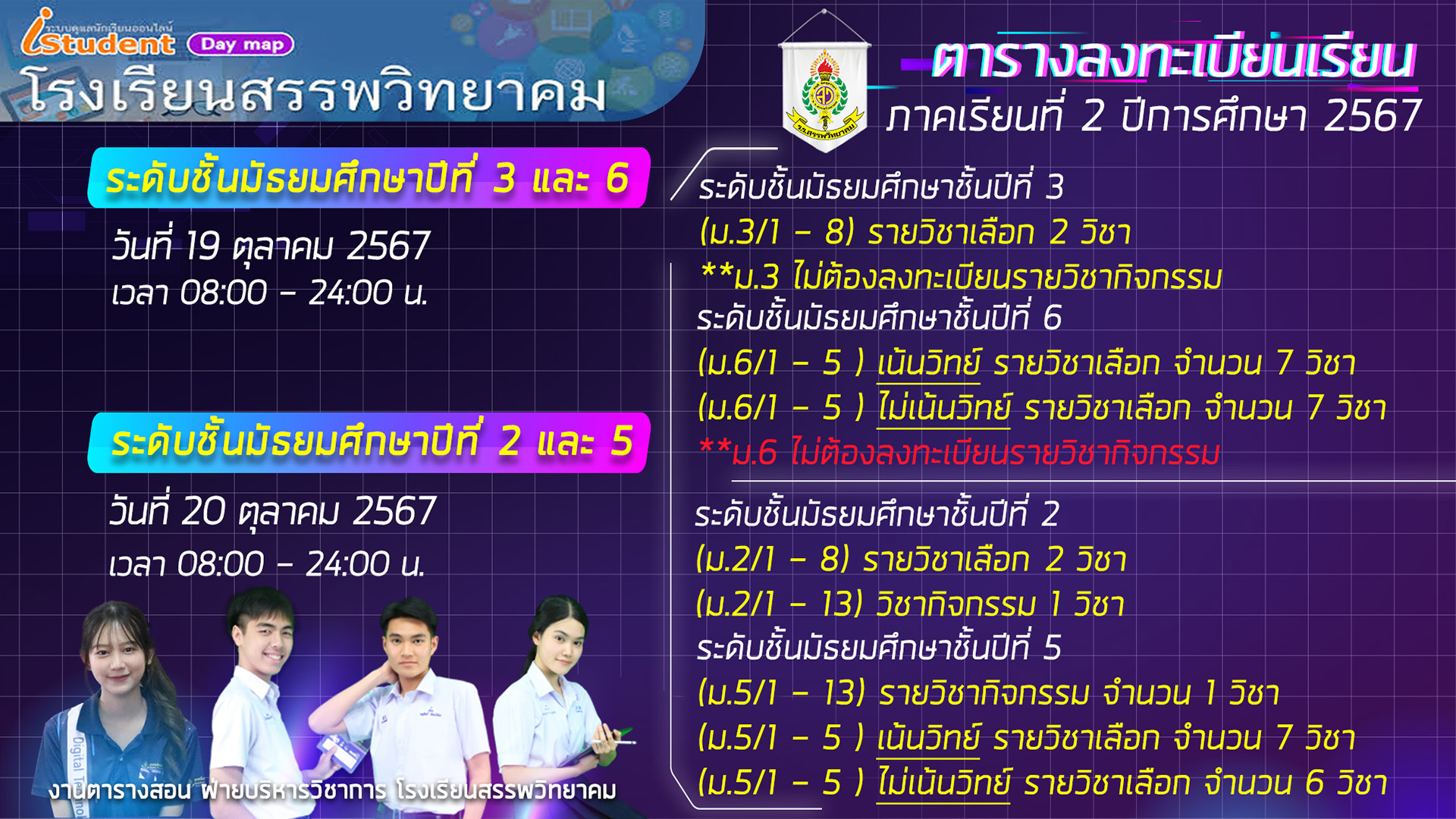 ลงทะเบียน นักเรียน3 2.67