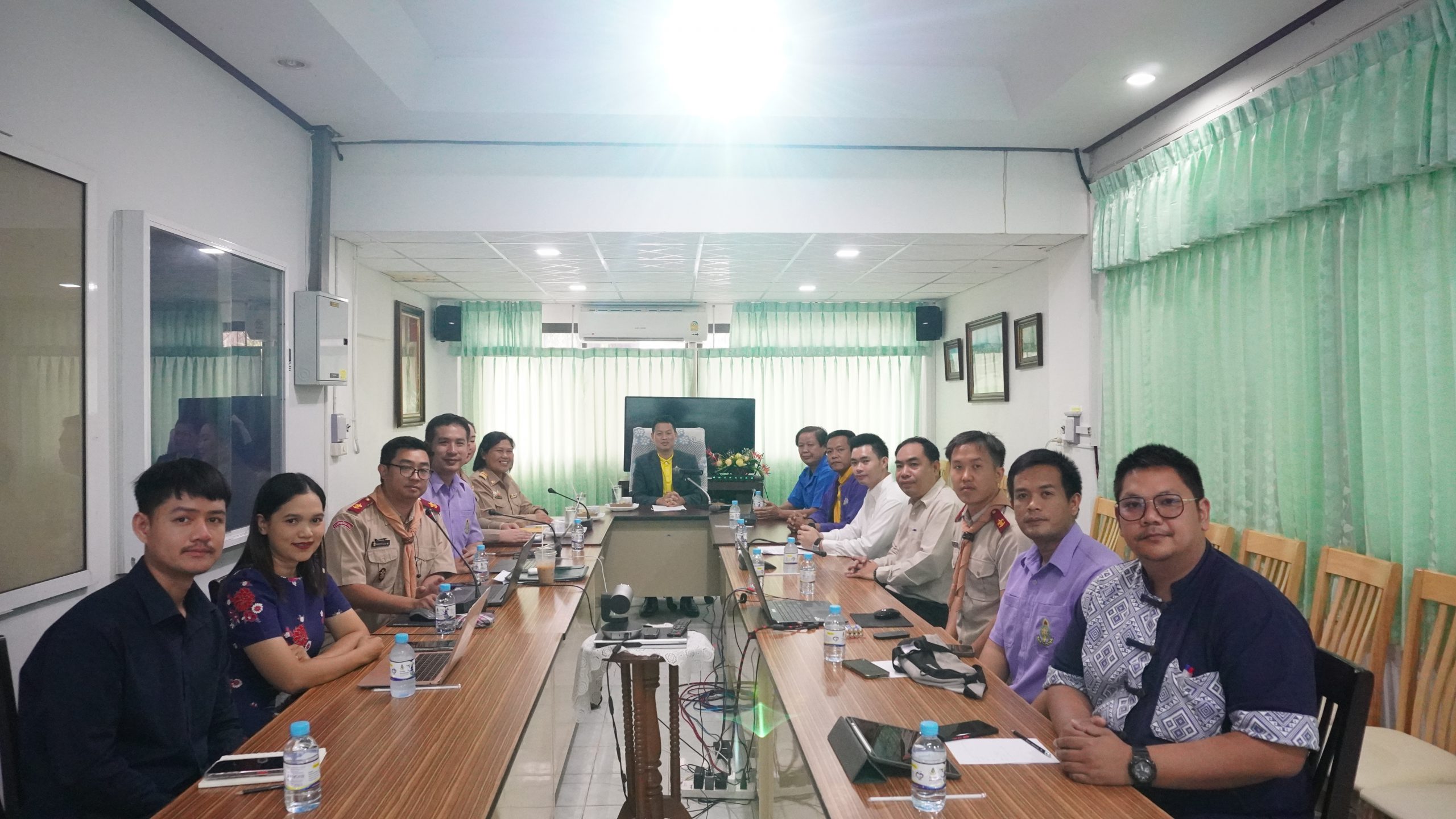 โรงเรียนสรรพวิทยาคม ร่วมประชุมทางไกลผ่าน ระบบ Google Meet กับผู้ดูแลระบบโปรแกรมการจัดการแข่งขันงานศิลปหัตถกรรมนักเรียน ครั้งที่ ๗๒ ปีการศึกษา ๒๕๖๗