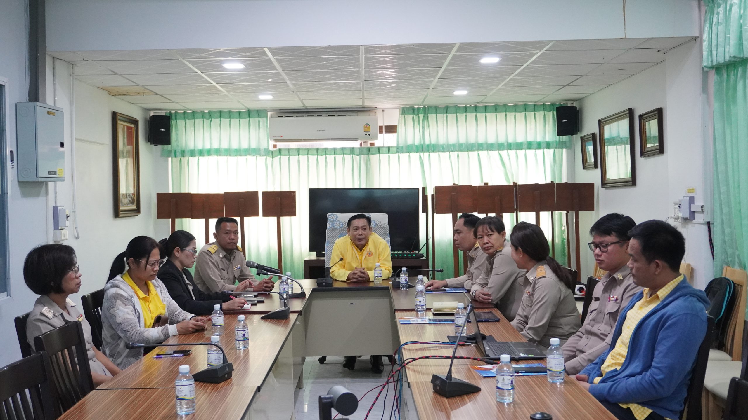 โรงเรียนสรรพวิทยาคม ตัวแทนศูนย์สอบและคณะกรรมการ สนามสอบ ร่วมประชุมรับฟังคำชี้แจงการจัดสอบ​ O-net​ ระดับชั้นมัธยมศึกษาปีที่​ ๓