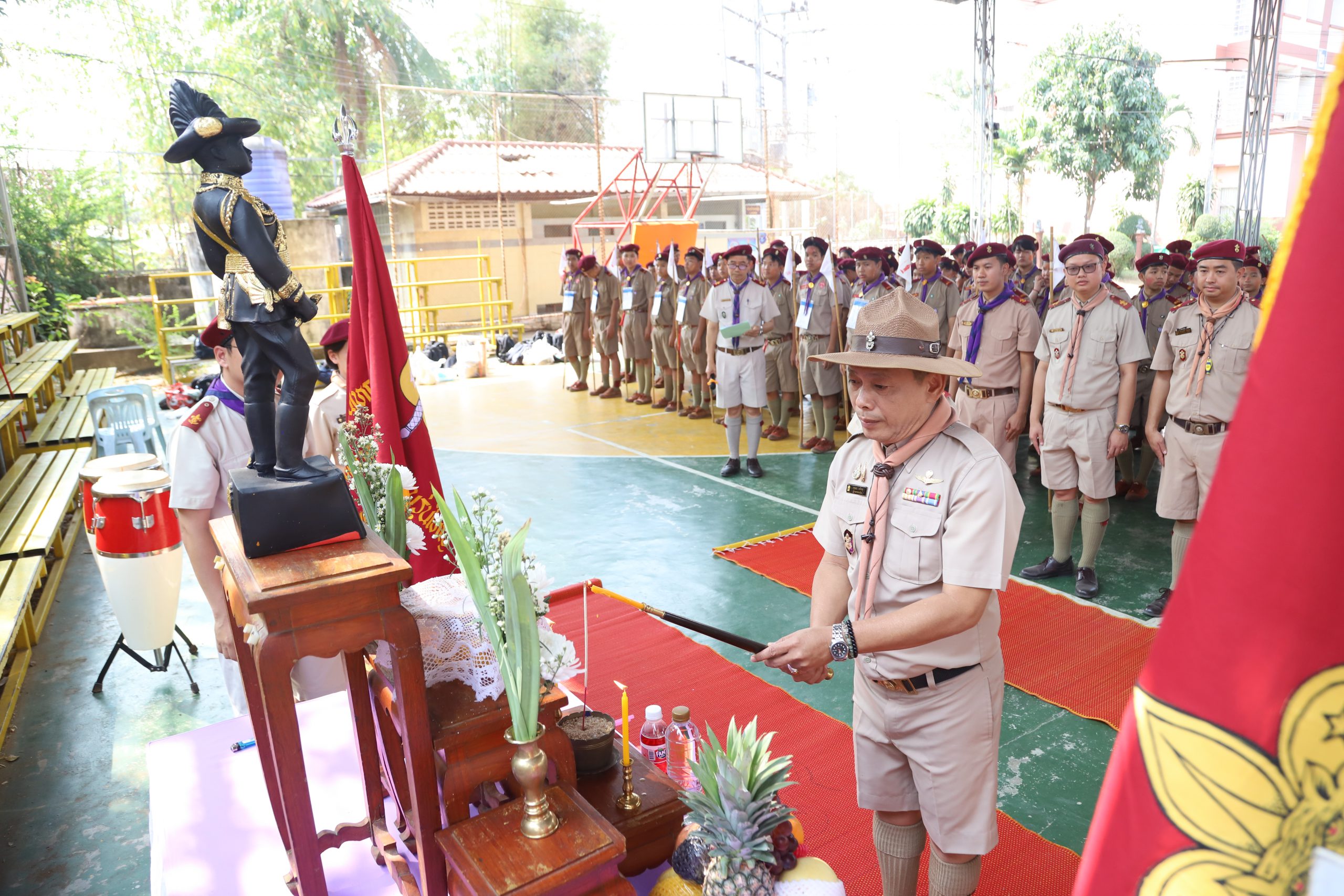 โรงเรียนสรรพวิทยาคม จัดกิจกรรมการเดินทางไกล และทดสอบวิชาพิเศษ ลูกเสือ – เนตรนารี ระดับชั้นมัธยมศึกษาปีที่ ๑